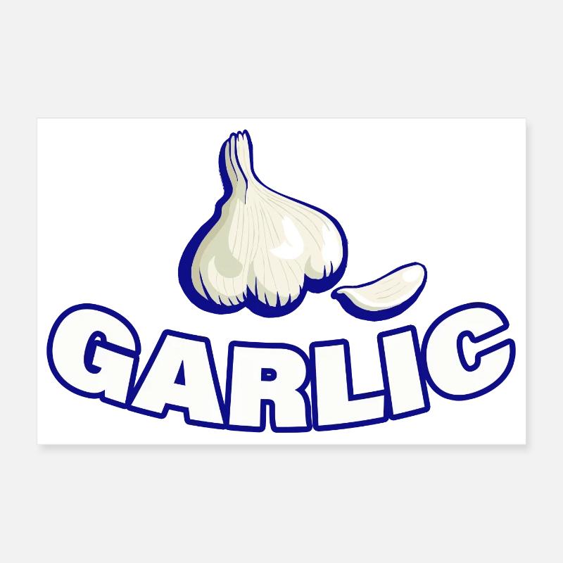 GARLIC Poster 12" x 8" (30x20 cm)