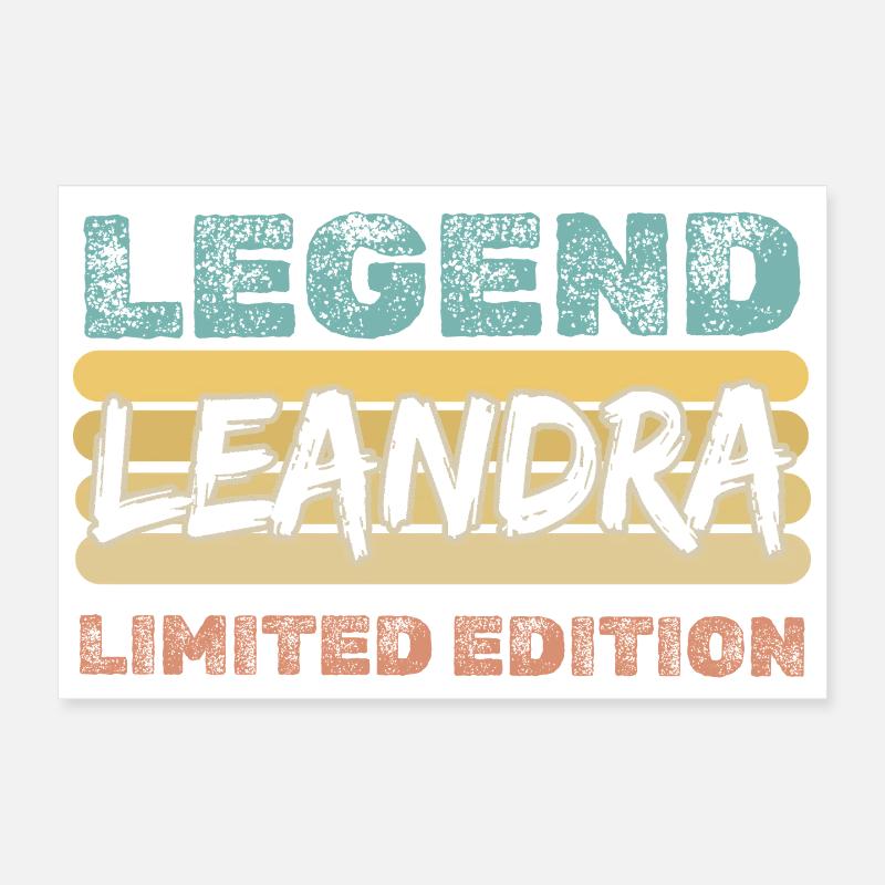 Leandra Poster 12" x 8" (30x20 cm)