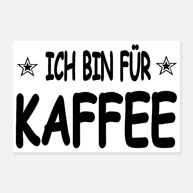 Coffee Poster 12" x 8" (30x20 cm)