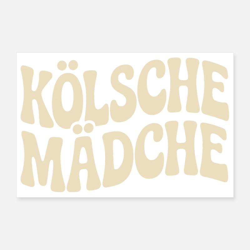 Cologne Filles Carnaval Cologne Filles Poster 30 x 20 cm