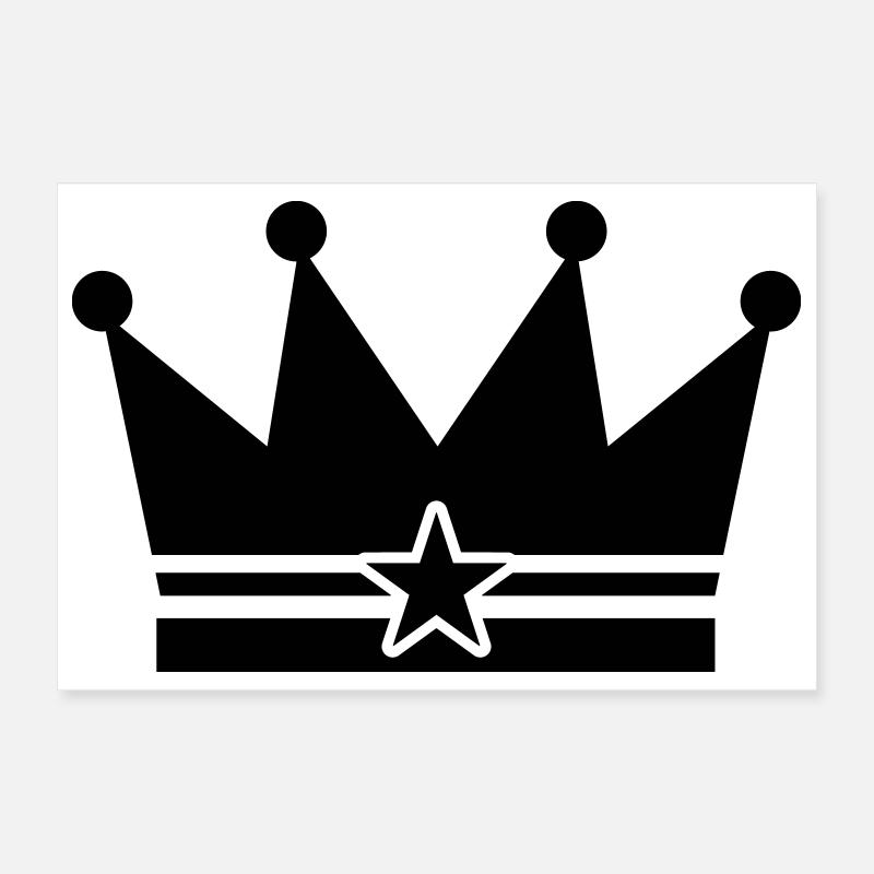 Krone Symbol Poster 30x20 cm