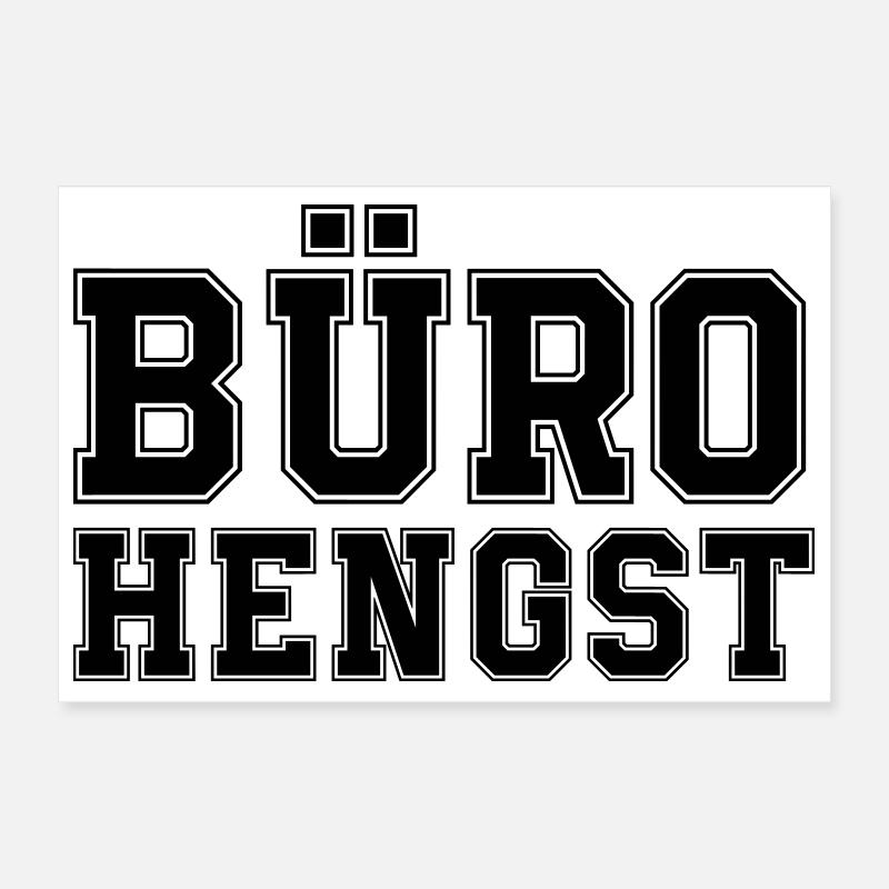 Office Hengst Poster 12" x 8" (30x20 cm)
