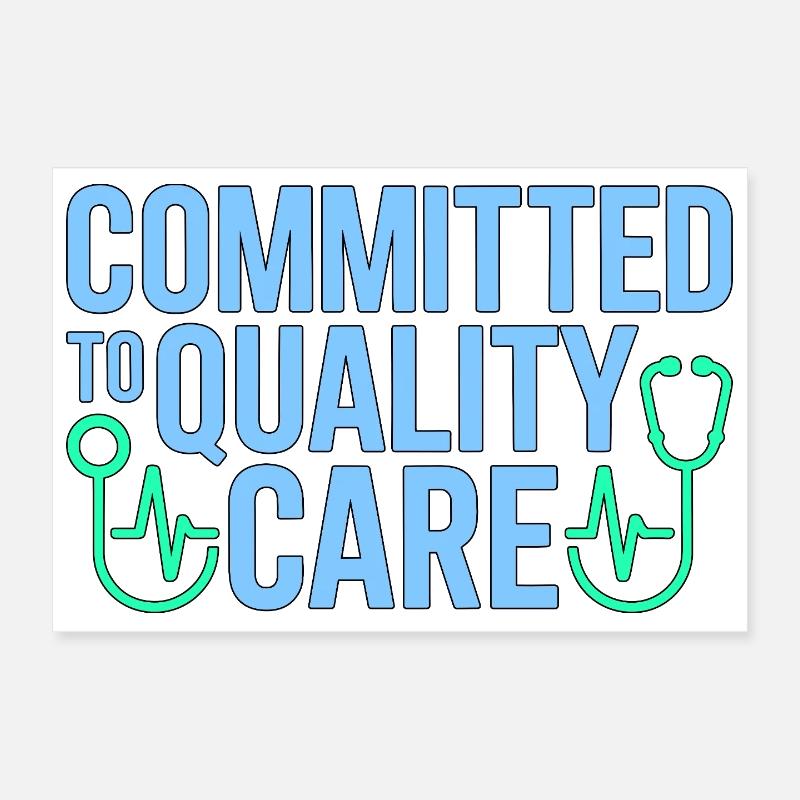 Infirmière praticienne engagée dans une infirmière de qualité Poster 30 x 20 cm