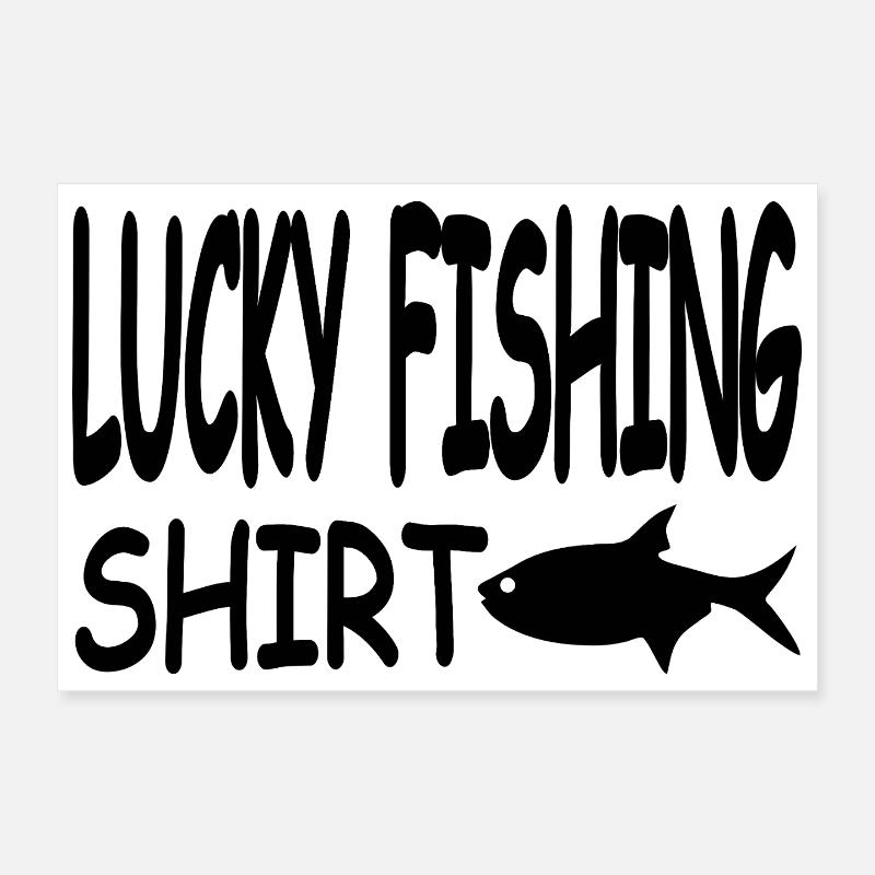 Angling Poster 12" x 8" (30x20 cm)
