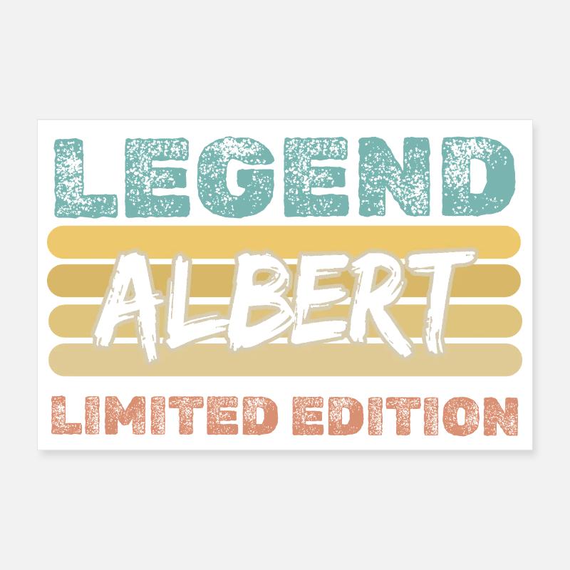 Saying Albert Poster 12" x 8" (30x20 cm)