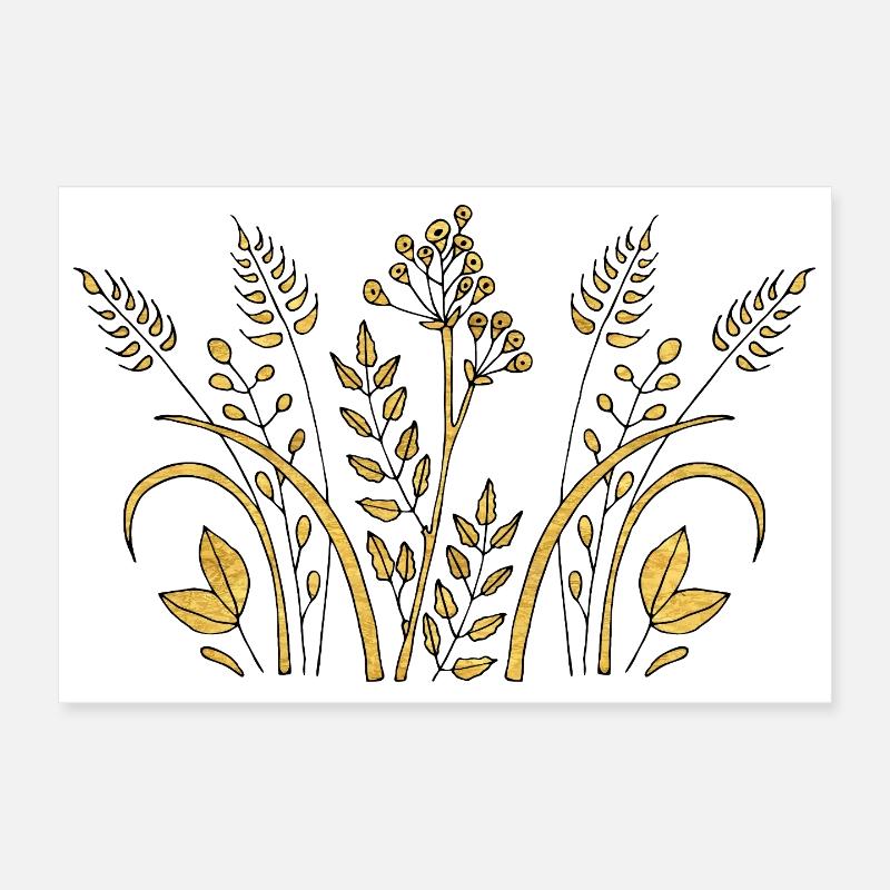 Flowers Poster 12" x 8" (30x20 cm)