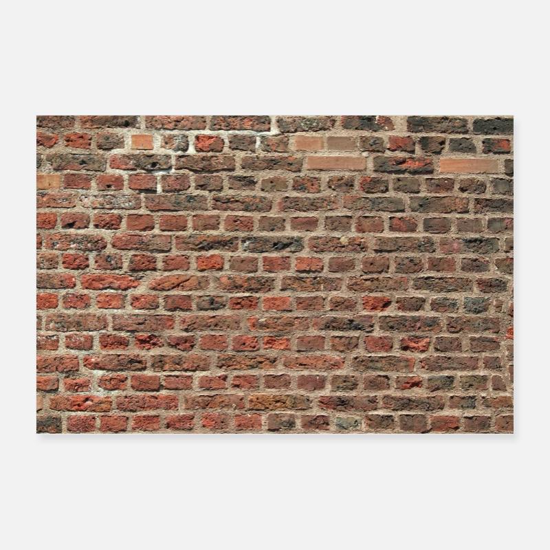 mur de brique texture charme urbain Poster 60 x 40 cm