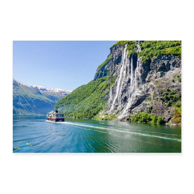 SuK Bild - Wasserfall Sieben Schwestern Geiranger