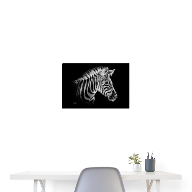 Bronko55 No.54 – Zebra, Wandbild