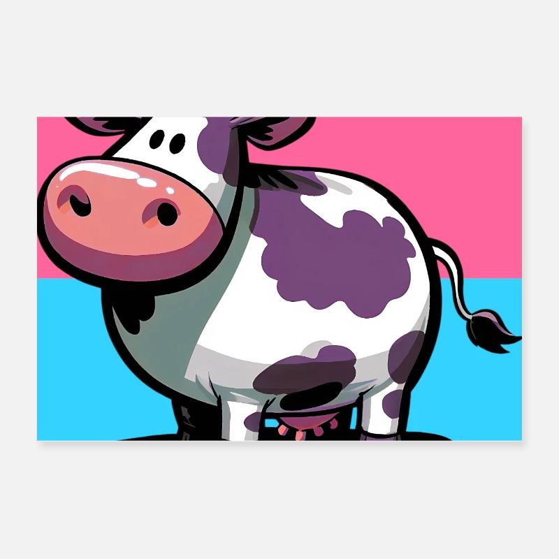 vache Poster 60 x 40 cm