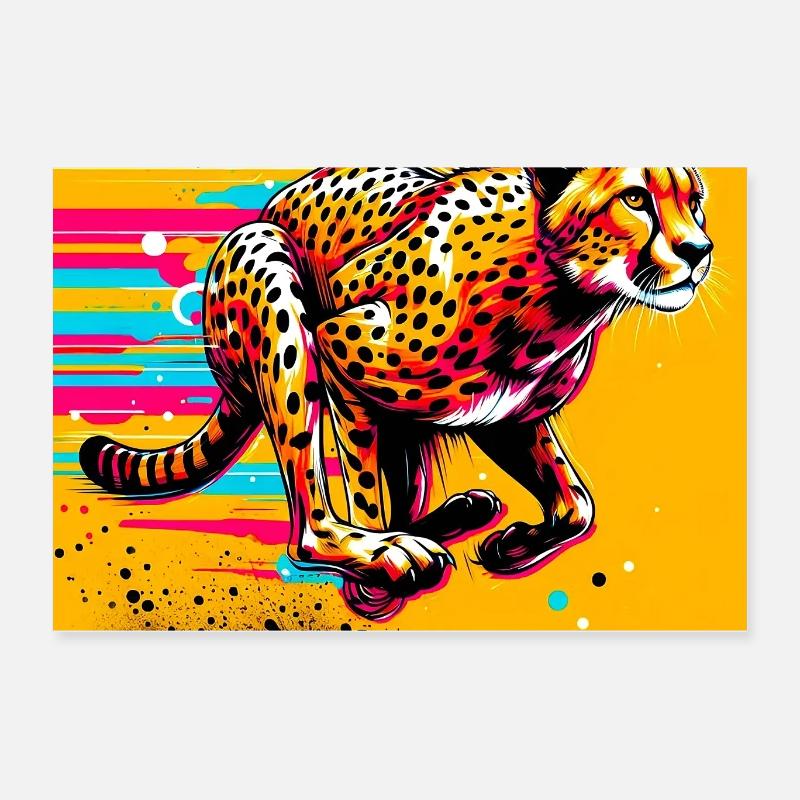 Gepard Poster 60x40 cm