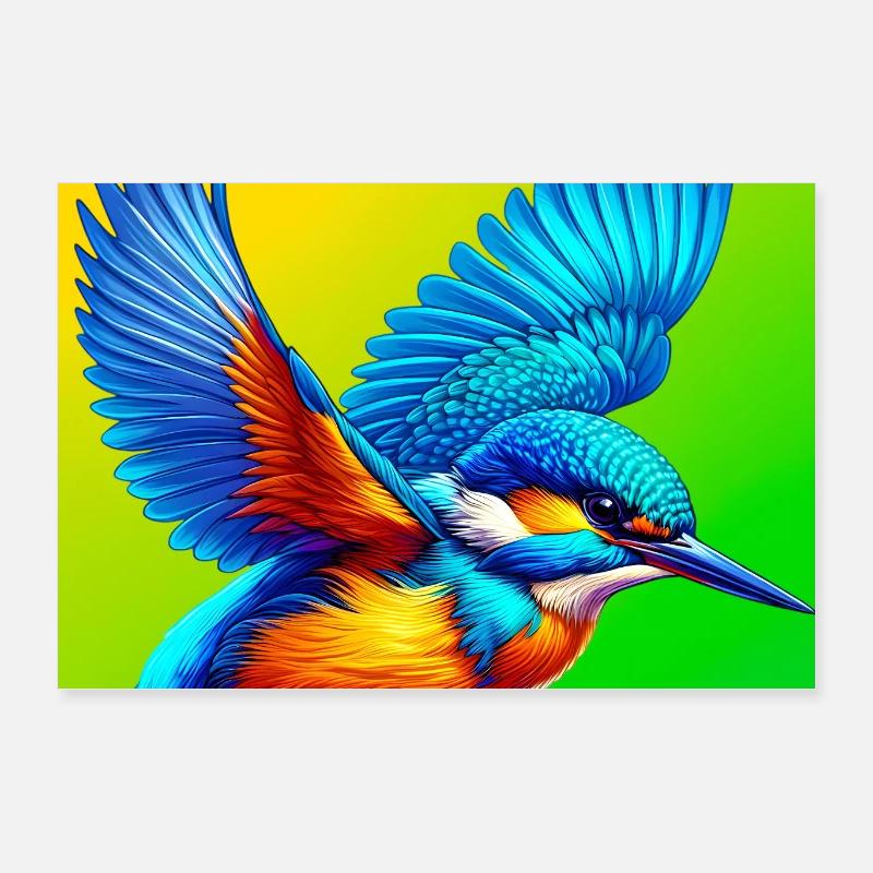 Eisvogel Poster 60x40 cm