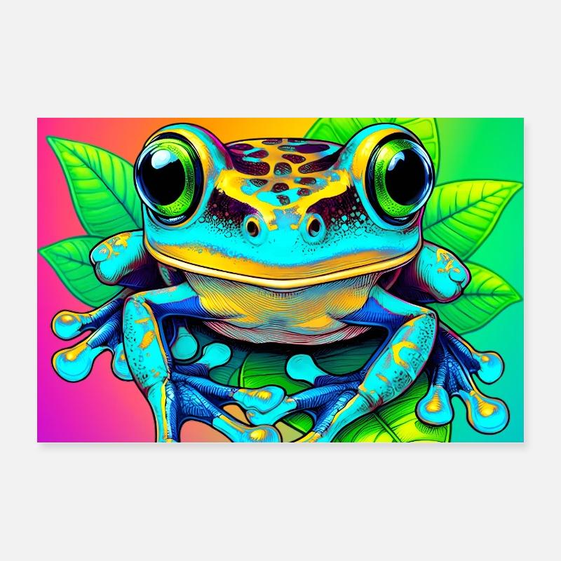 Frosch Poster 60x40 cm