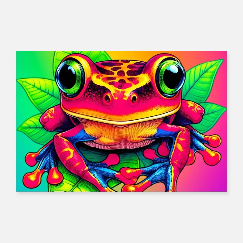 Frosch Poster 60x40 cm