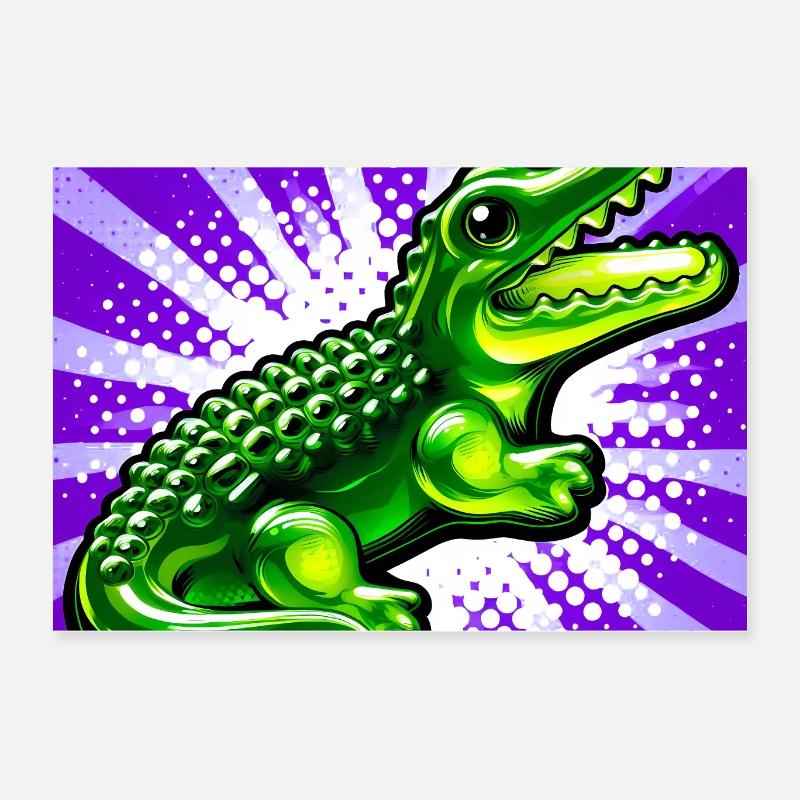 crocodile Poster 60 x 40 cm