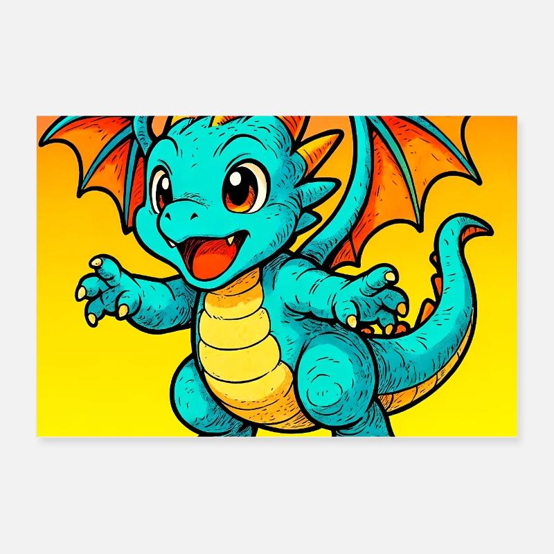 dragon Poster 24" x 16" (60x40 cm)