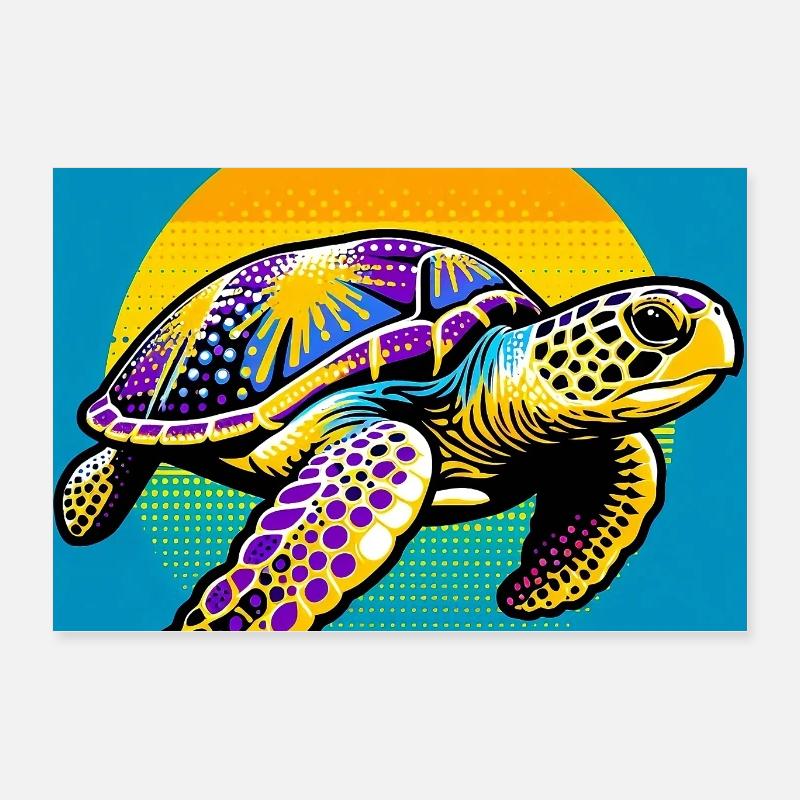 turtle Poster 24" x 16" (60x40 cm)