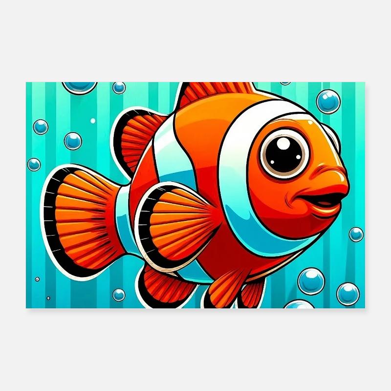 Clownfisch Poster 60x40 cm
