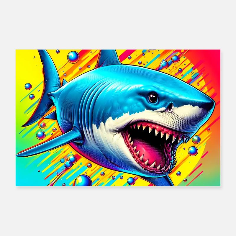 Requin Poster 60 x 40 cm
