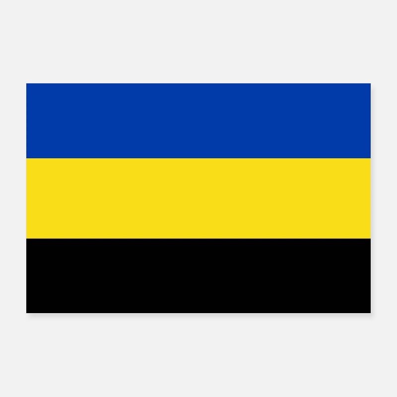 Drapeau de la Gueldre Poster 60 x 40 cm