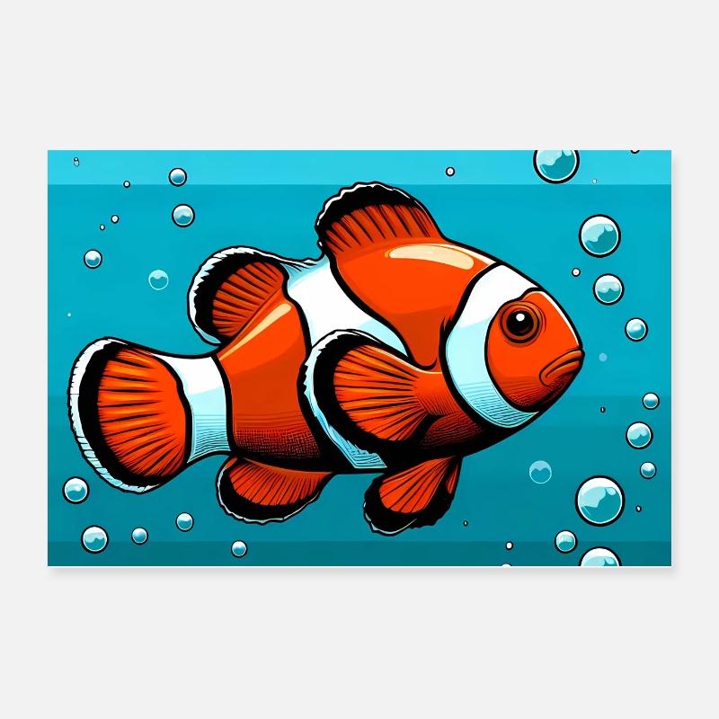 Clownfisch Poster 60x40 cm