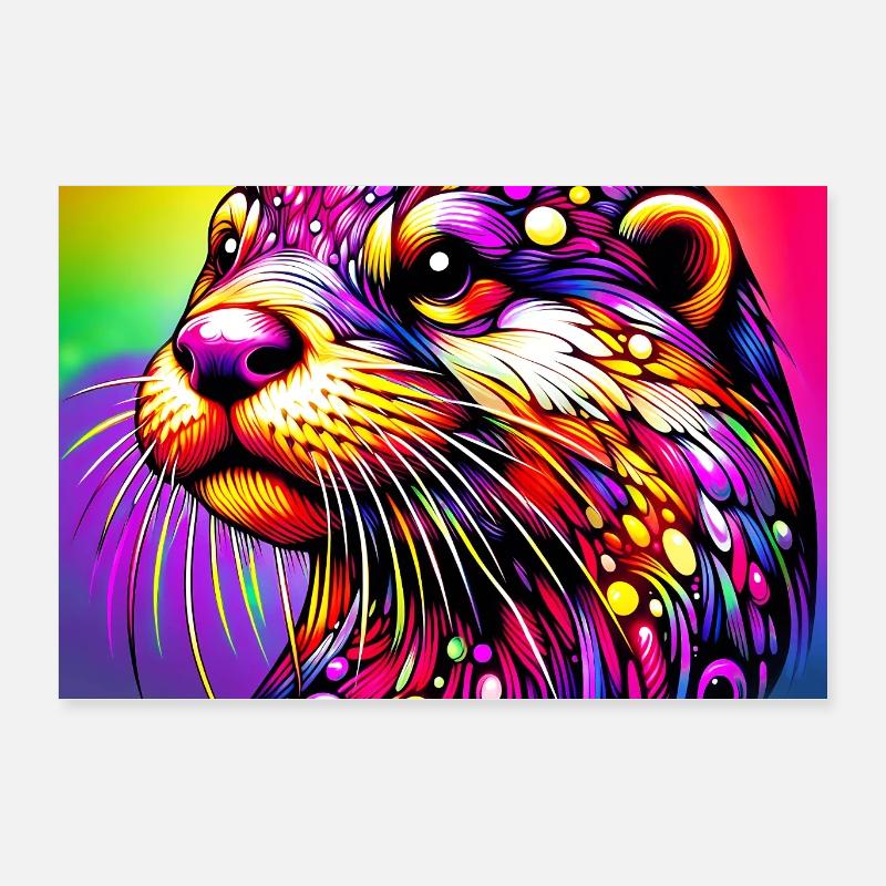 otter Poster 24" x 16" (60x40 cm)