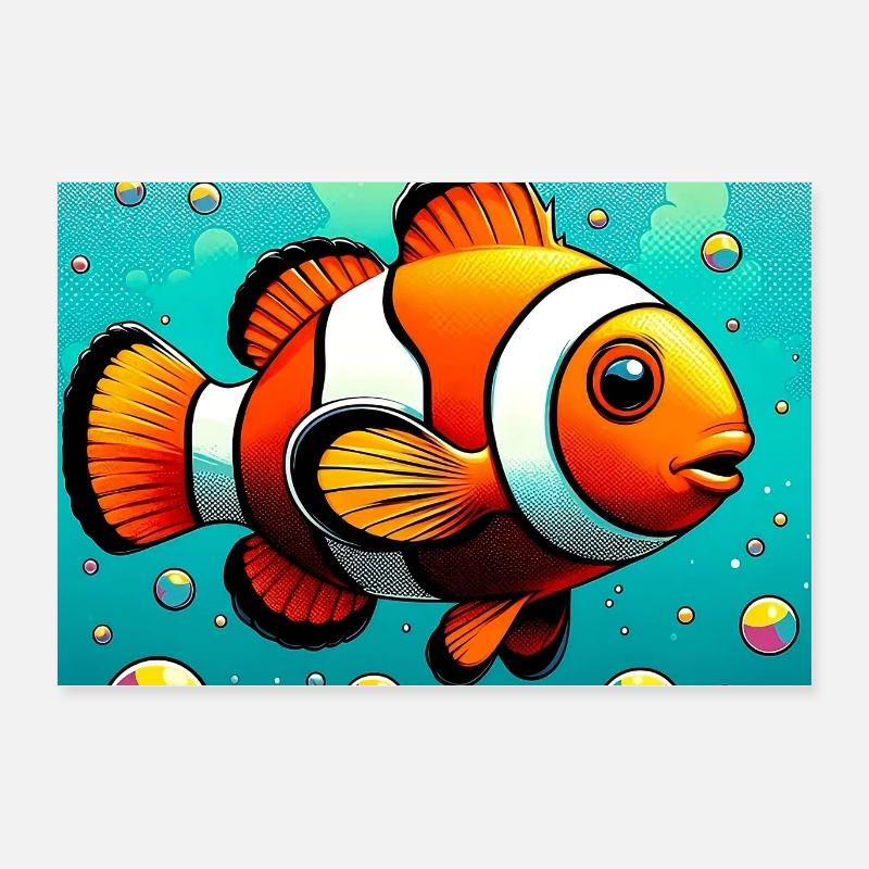 Clownfisch Poster 60x40 cm