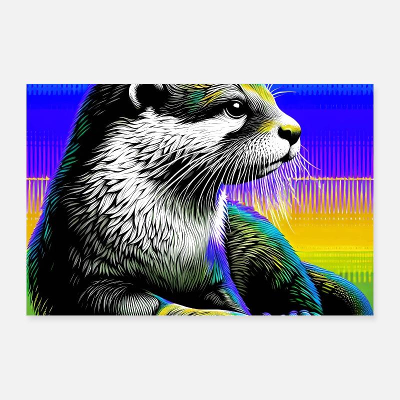 Otter Poster 60x40 cm