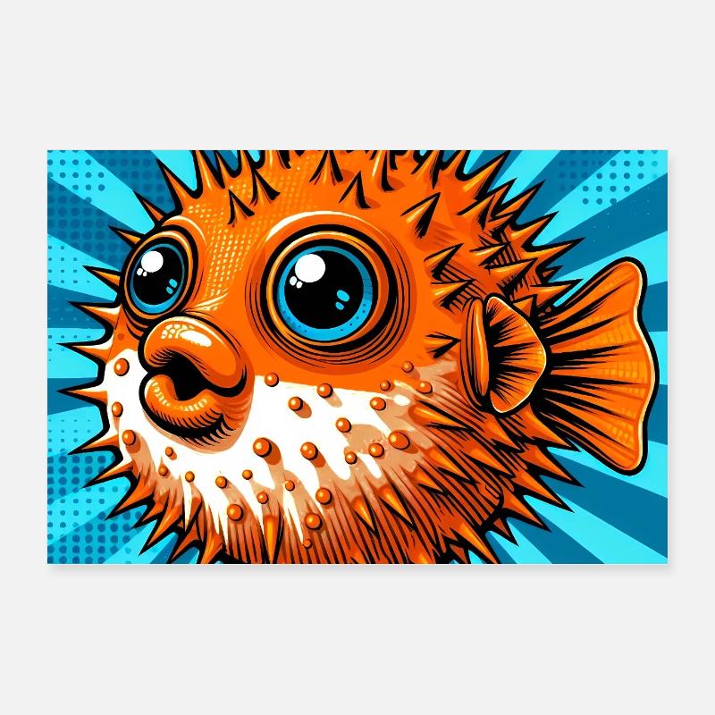 Blowfish Poster 60 x 40 cm