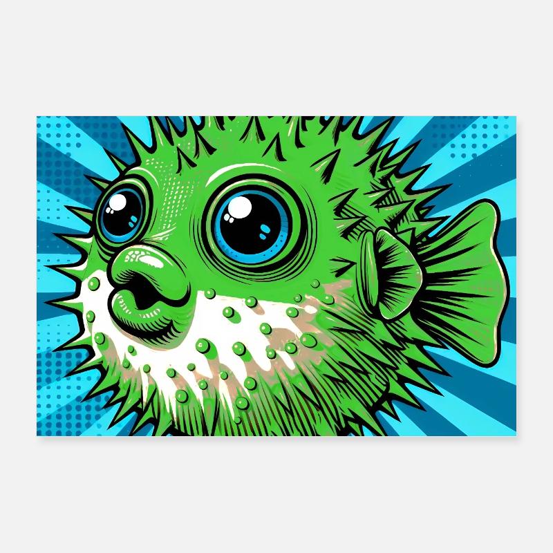 Kugelfisch Poster 60x40 cm