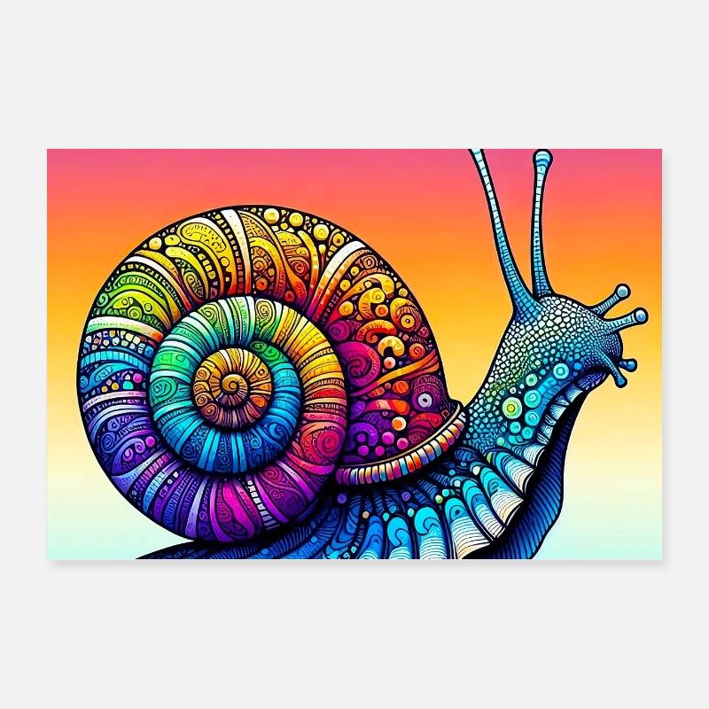 Escargot Poster 60 x 40 cm
