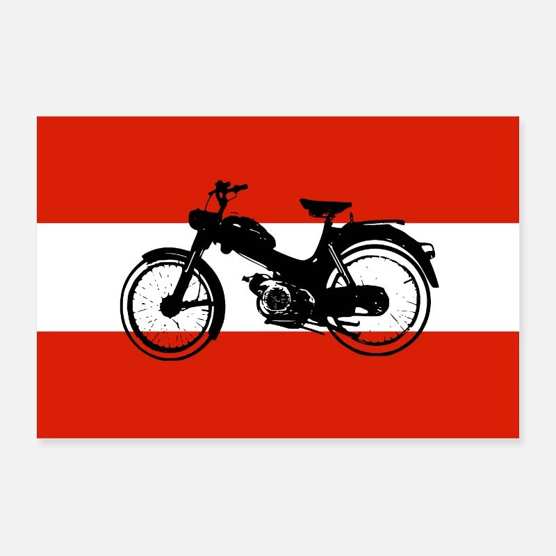 Mofa MV 50 Autriche Poster 60 x 40 cm