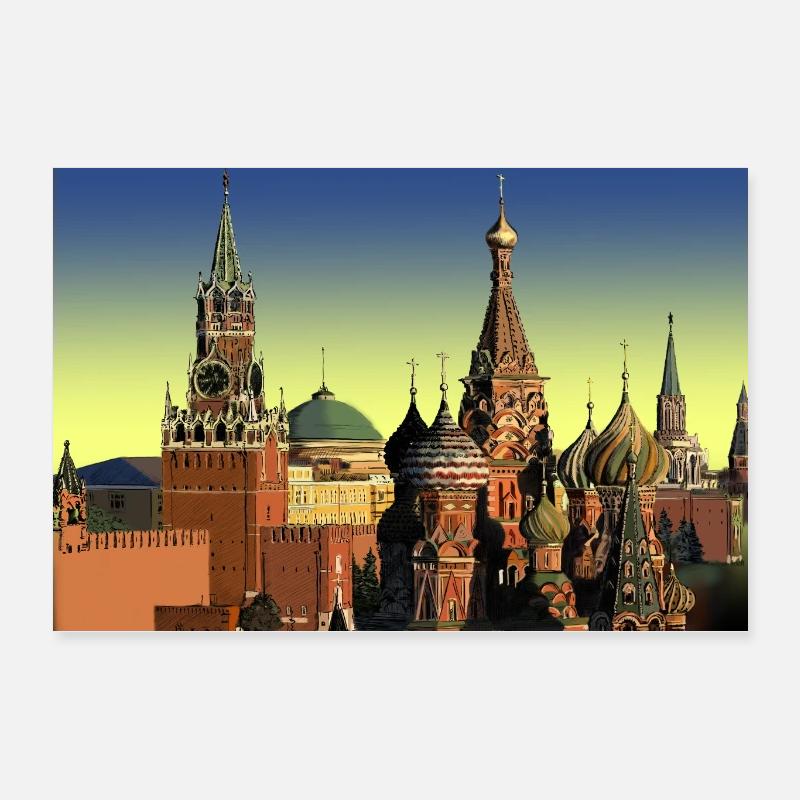 Moscou Poster 60 x 40 cm