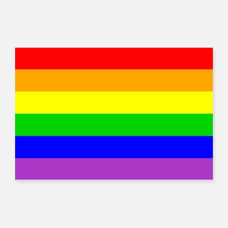 Drapeau LGBT Poster 60 x 40 cm