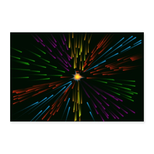 Energy firework - Poster 60 x 40 cm