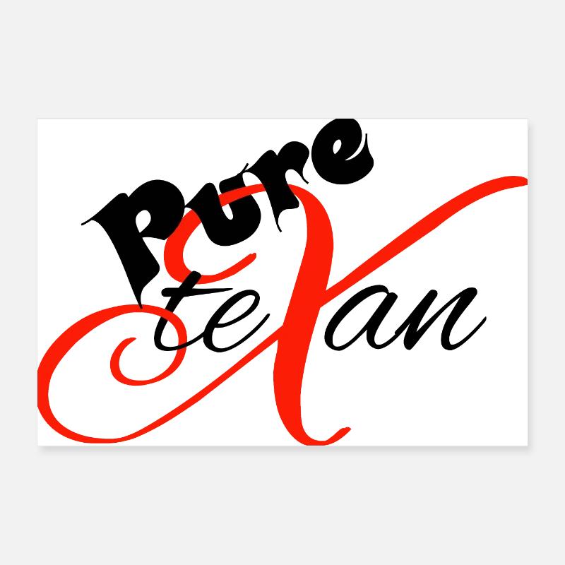 PureTexan Poster 60x40 cm
