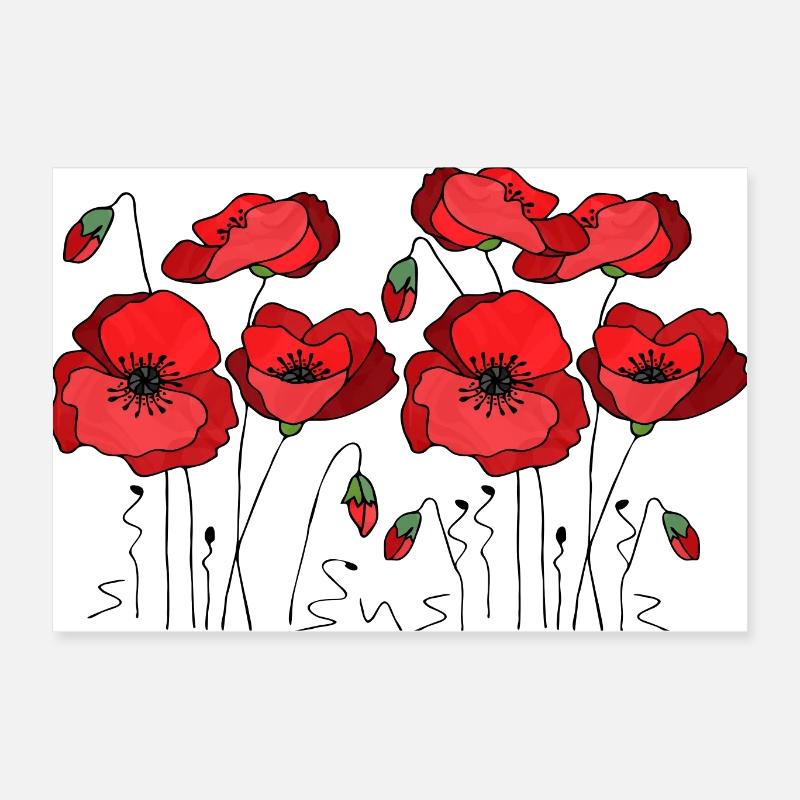 Blumen Poster 60x40 cm