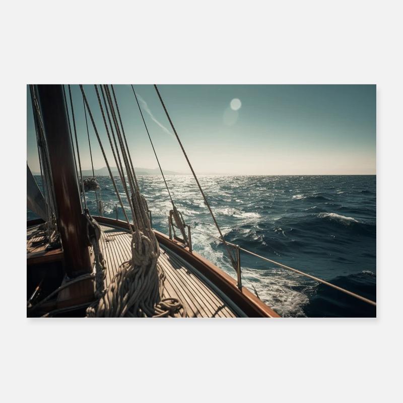 Segelboot Poster 60x40 cm