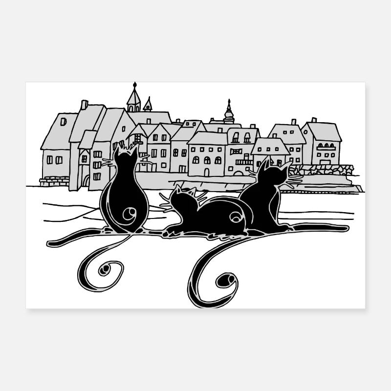 Chats Poster 60 x 40 cm