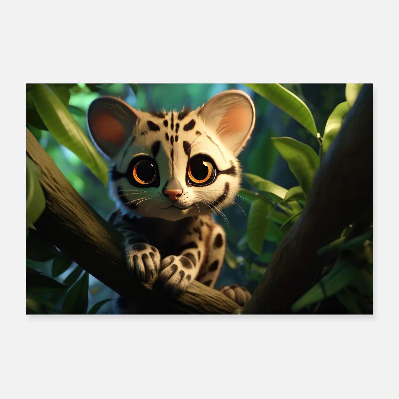 Dream about ocelot Poster 24" x 16" (60x40 cm)