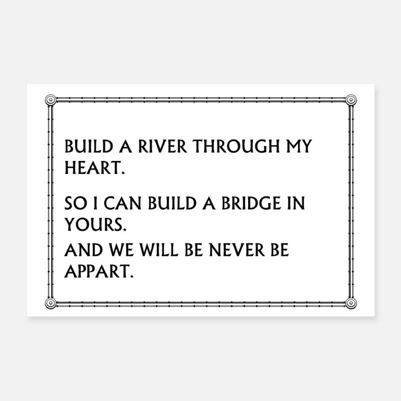 FLEUVE Poster 60 x 40 cm