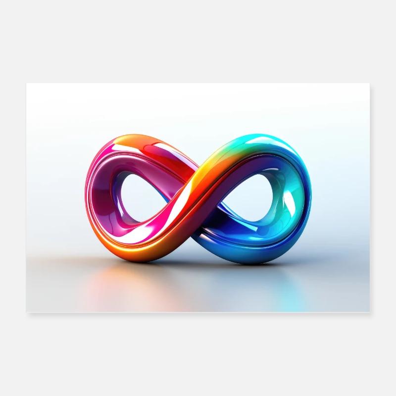 Rêver du signe de l’infini Poster 60 x 40 cm
