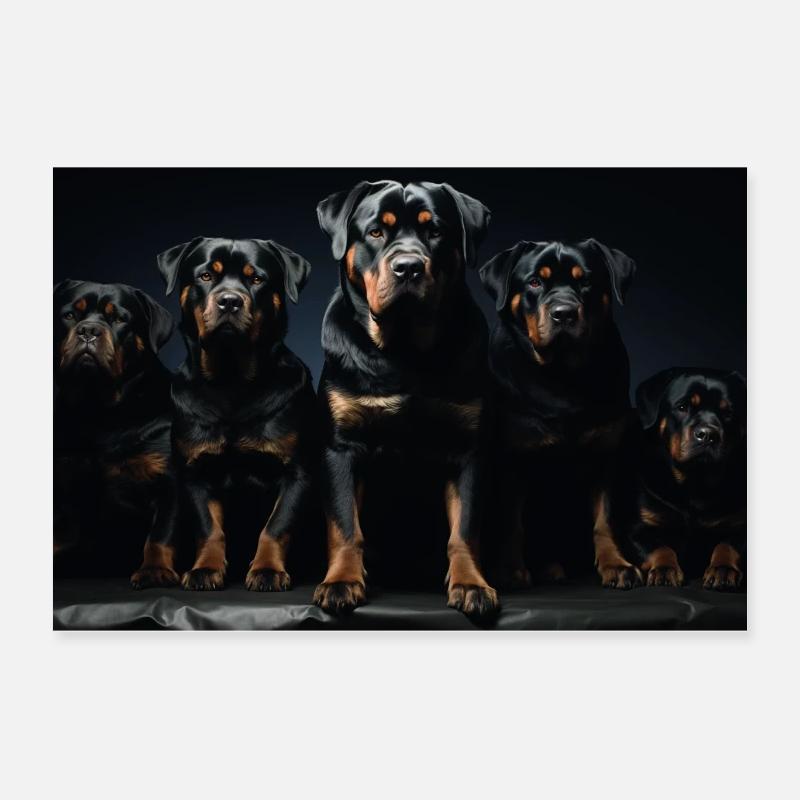 Rottweiler Poster 60x40 cm