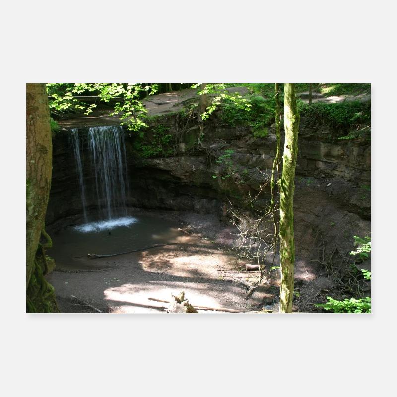 CASCADE DE HÖRSCHBACH PRÈS DE MURRHARDT Poster 60 x 40 cm