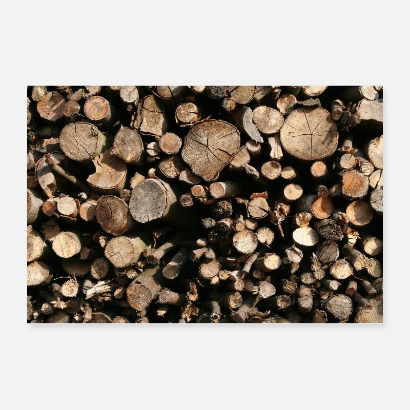 BOIS ROND Poster 60 x 40 cm