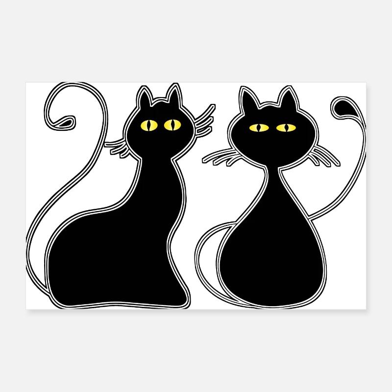 Cats Poster 24" x 16" (60x40 cm)
