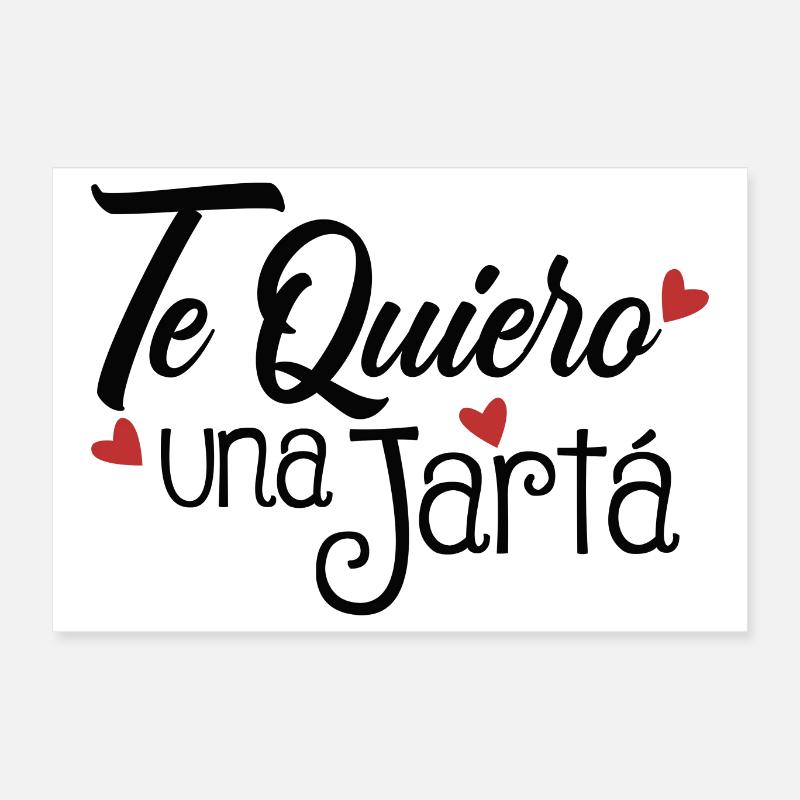 Ich liebe dich ein Jarta Poster 60x40 cm