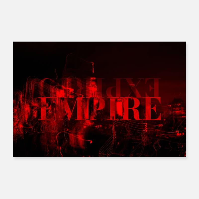 EXPIREDEMPIRE_RED Poster 60 x 40 cm