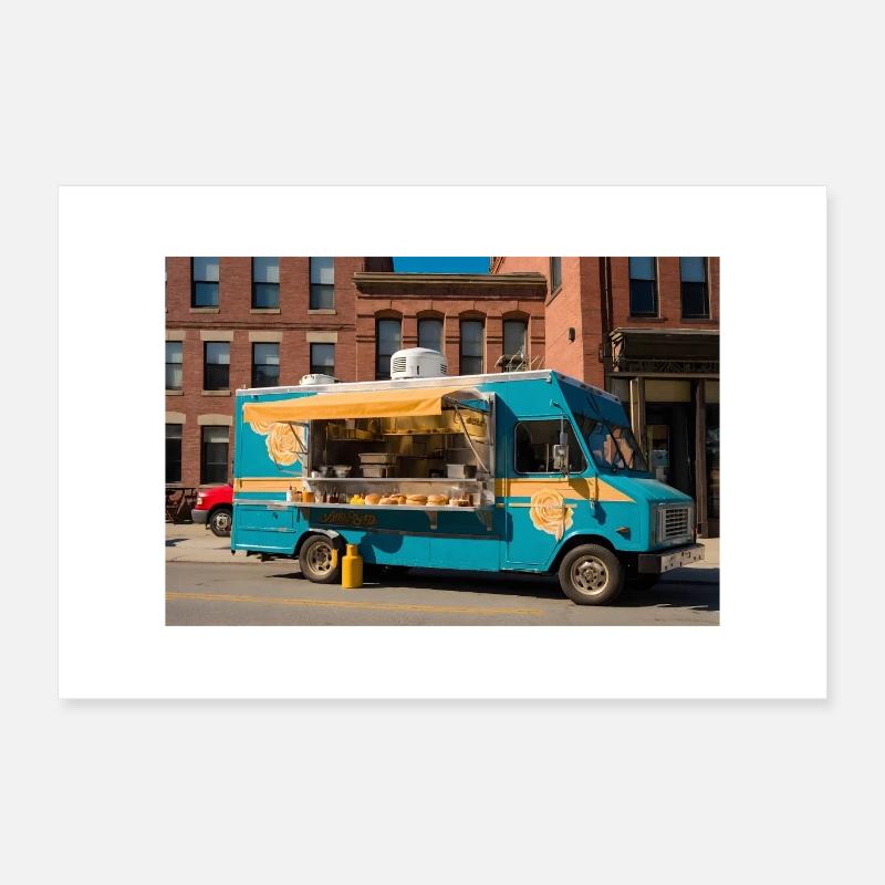 Bread & Blooms Poster 24" x 16" (60x40 cm)