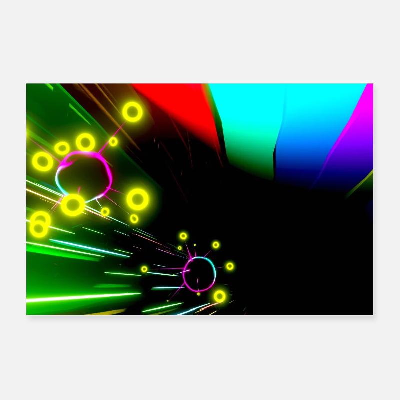 Affiche vidéo VJ Loops 4k ✨ Poster 60 x 40 cm